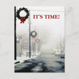 Cartão Postal PC Lembrete de compromisso para promoções da tempo