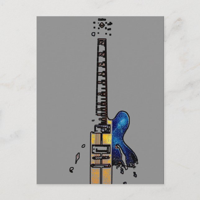 Cartão Postal Pcna do violão 4 (Frente)