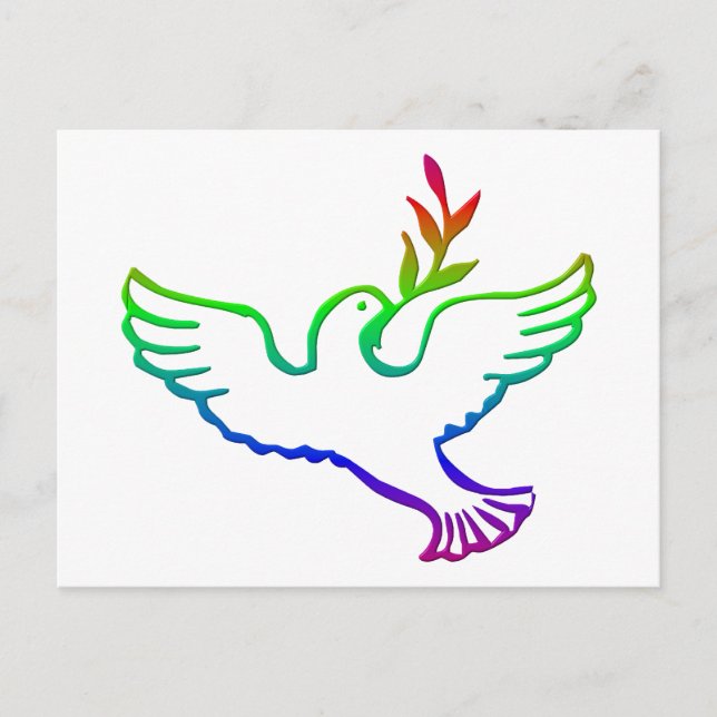 CARTÃO POSTAL PEACE DOVES (Frente)