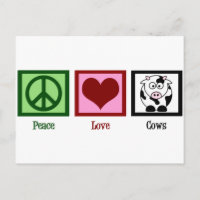 Peace Love Cows