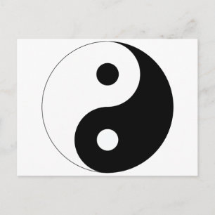 Cartão Postal Peaceful Yin Yang