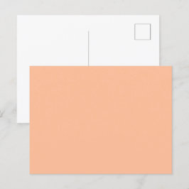 Cartão Postal Peach Fuzz É Bonita E Desejável