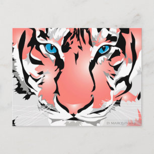 CARTÃO POSTAL PEACH TIGER