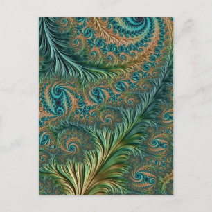 Cartão Postal Peacock