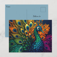Peacock Colorido, Estilo Art Deco