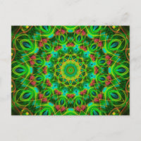 Peacock Feather Mandala