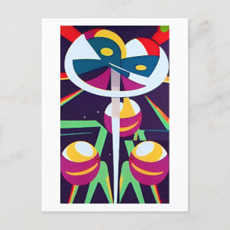 Cartão Postal Peak Kasso - Ken Gage Surreal Art