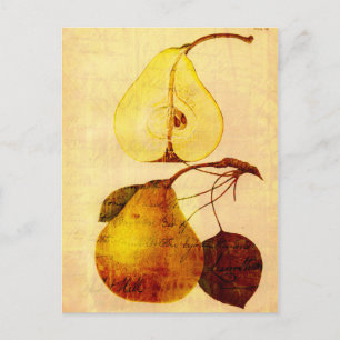 Cartão Postal Pear de cobre