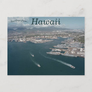 Cartão Postal Pearl Harbor Hawaii