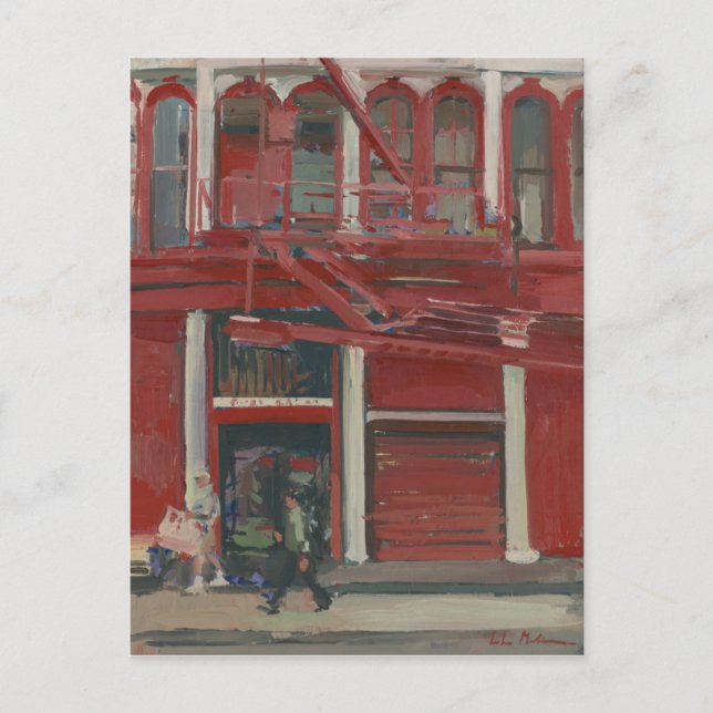 Cartão Postal Pearl Paint compro Manhattan (Frente)