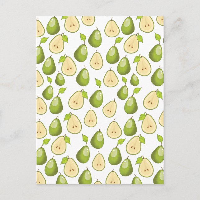 Cartão Postal Pears Pattern (Frente)