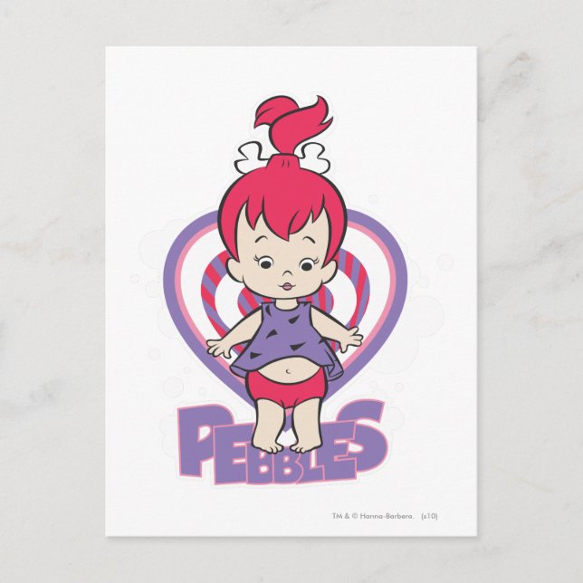 Cartão Postal PEBBLES™ A Partir De Bedrock (Frente)