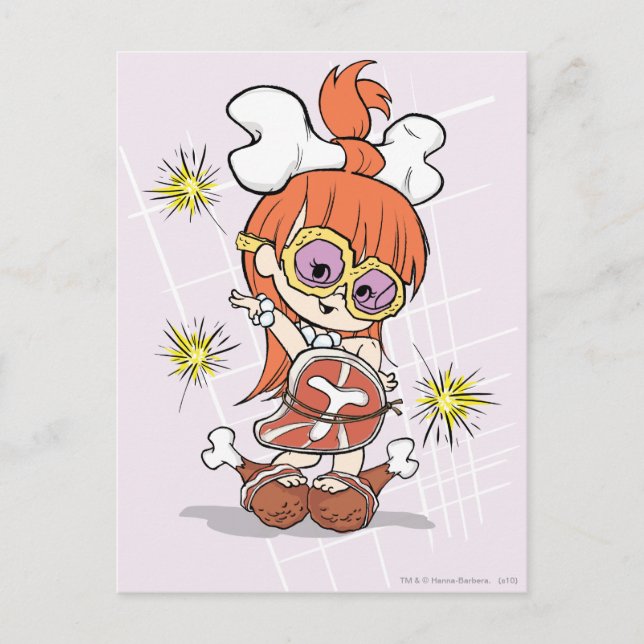 Cartão Postal PEBBLES™ Gaga (Frente)