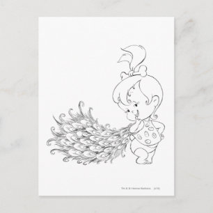 Cartão Postal PEBBLES™ In Peacock