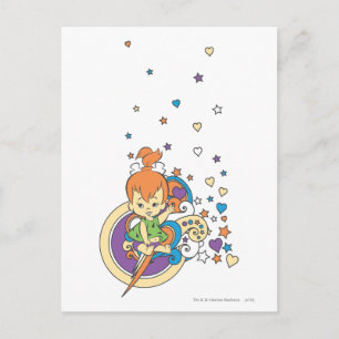 Cartão Postal PEBBLES™ Nas Estrelas �