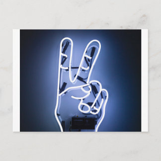 Cartão Postal peça de neon