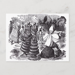 Cartão Postal Peças de xadrez