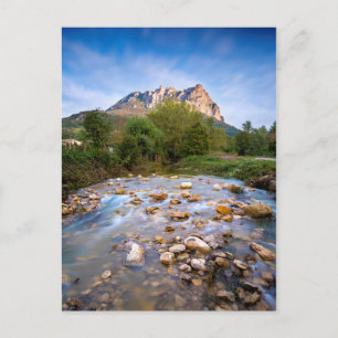 Cartão Postal Pech de Bugarach Montanhas Corbieres