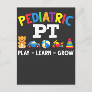 Cartão Postal Pediatria PT Crianças Terapêutica Física Pediat