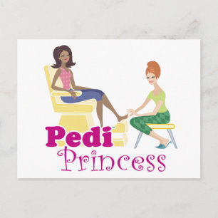 Cartão Postal Pedicure Princess