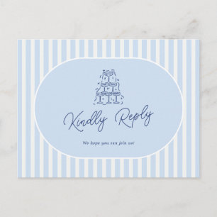 Cartão Postal Pedido de música de casamento minimalista com list