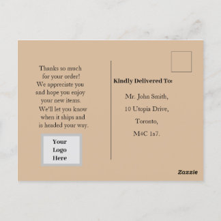 Cartão Postal Pedido de Natal