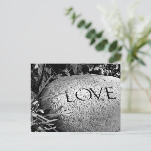 Cartão Postal Pedra "Amor"