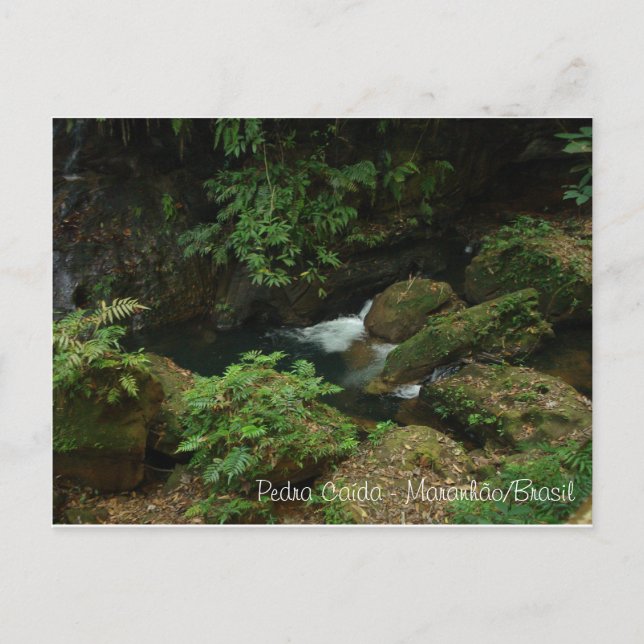 Cartão Postal Pedra Caída - Carolina/MÃES (Frente)