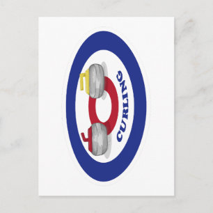 Cartão Postal Pedra de curling