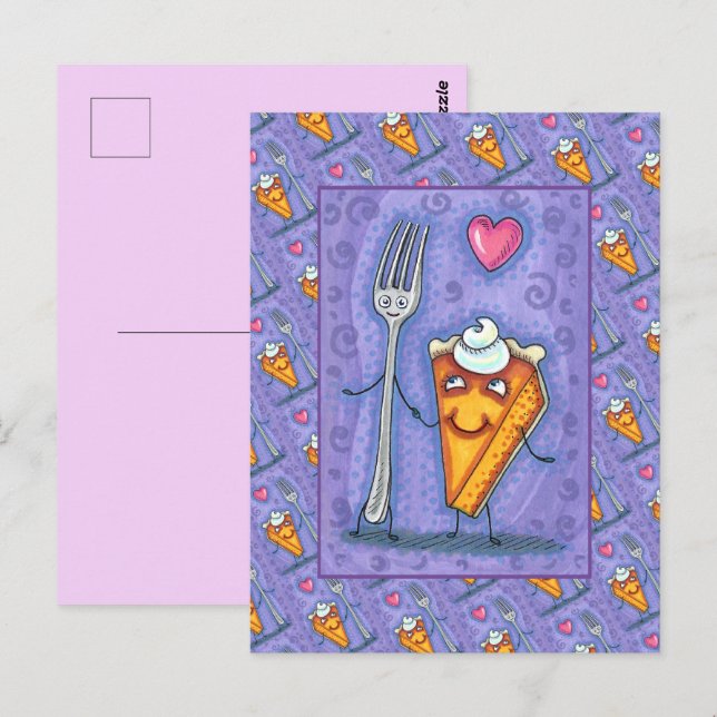 CARTÃO POSTAL PEDRA DE FORK & PUMPKIN, FEITA PARA CADA UM, ROMAN (Frente/Verso)