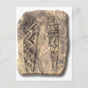 Cartão Postal Pedra pictográfica