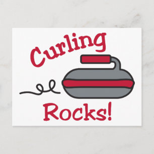 Cartão Postal Pedras de Curling