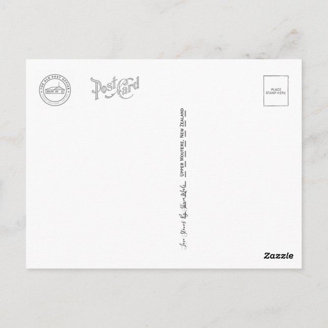 Cartão Postal Pedras do Amor (Verso)