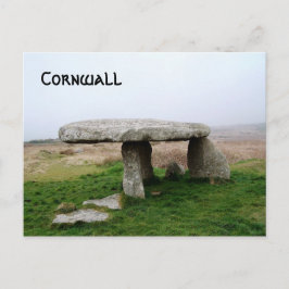 Cartão Postal Pedras eretas Cornualha Inglaterra do Quoit de