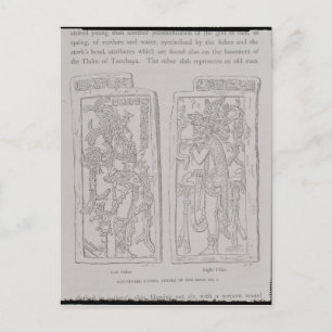 Cartão Postal Pedras Esculpidas do Templo do