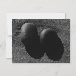 Cartão Postal Pedras Legal Fotografia Preta e Branca