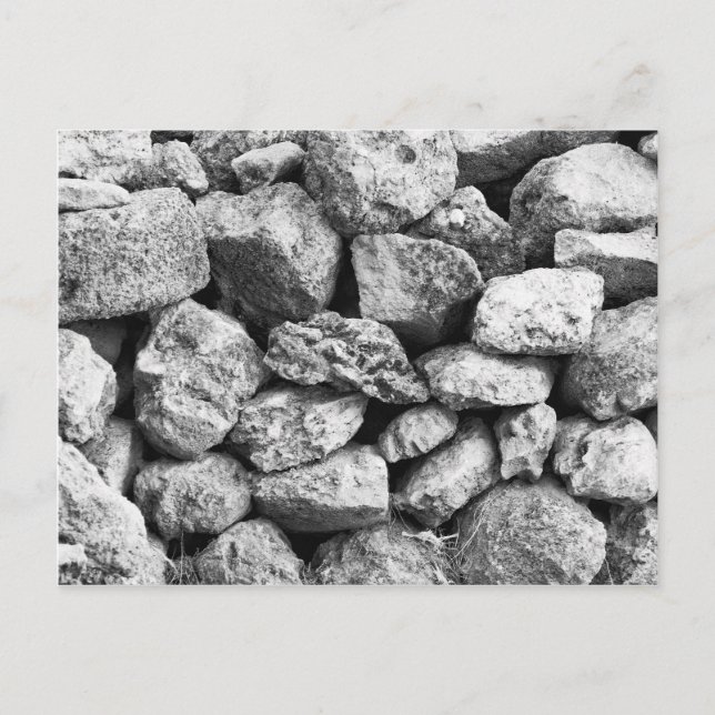 Cartão Postal Pedras/Rochas (Frente)