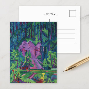 Cartão Postal Pedreira em Wildboden   Ernst Ludwig Kirchner