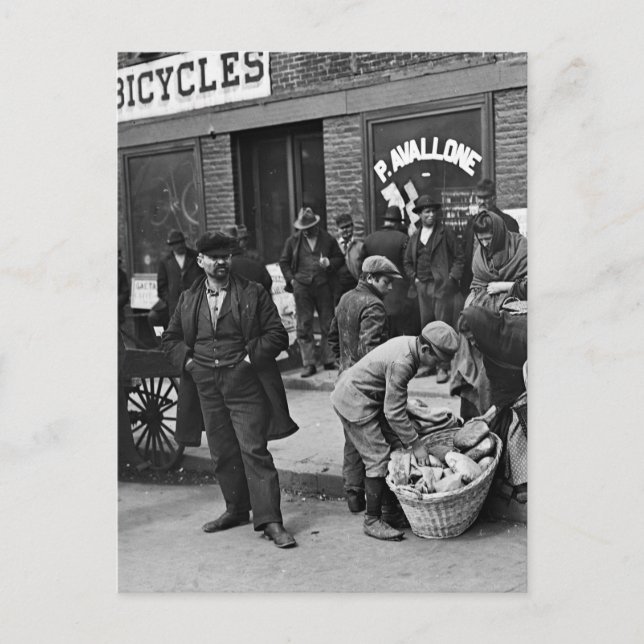 Cartão Postal Pedreiros Pão Italianos: 1900 (Frente)