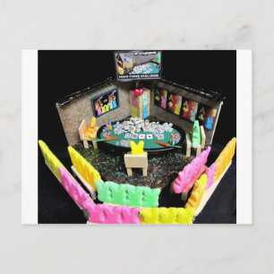 CARTÃO POSTAL PEEPS POKER CHAMPIONSHIP