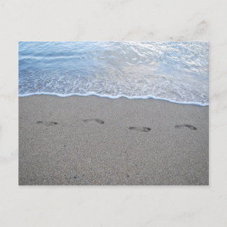 Cartão Postal Pegadas em Porto Rico