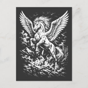 Cartão Postal Pégaso — Arauto Alado da Tempestade
