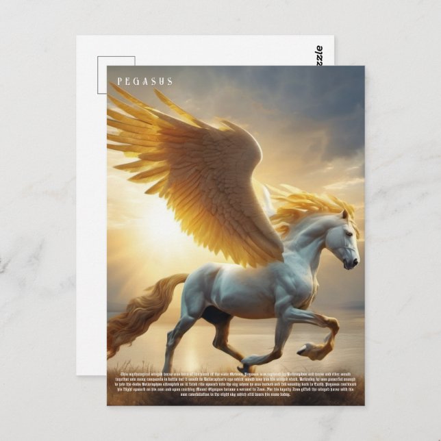 Cartão Postal Pegasus (Frente/Verso)