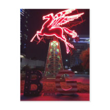 Pegasus Red Flying Horse em Dallas