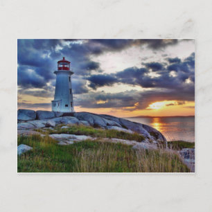 Cartão Postal Peggies Cove Nova Escócia Canadá