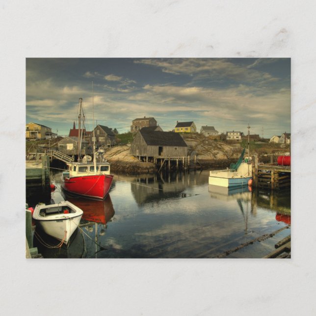 Cartão Postal Peggy's Cove, Nova Escócia (Frente)