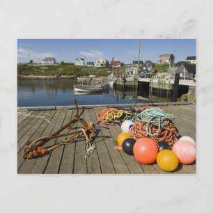 Cartão Postal Peggy's Cove, Nova Scotia, Canadá 2