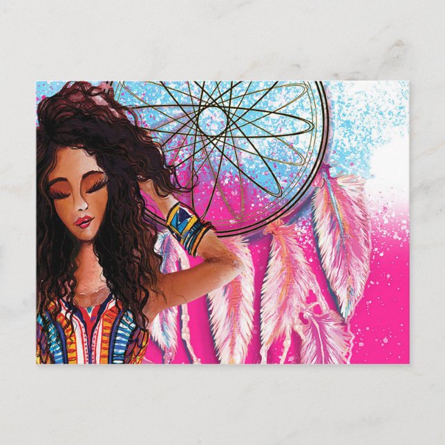 Cartão Postal Pegue-a, Garota (Frente)