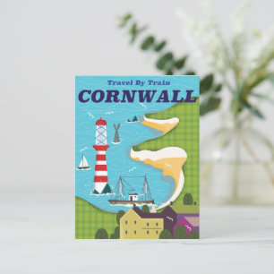 Cartão Postal Pegue um trem para Cornwall