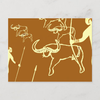 Cartão Postal Peinture rupestre tassili préhistoire 